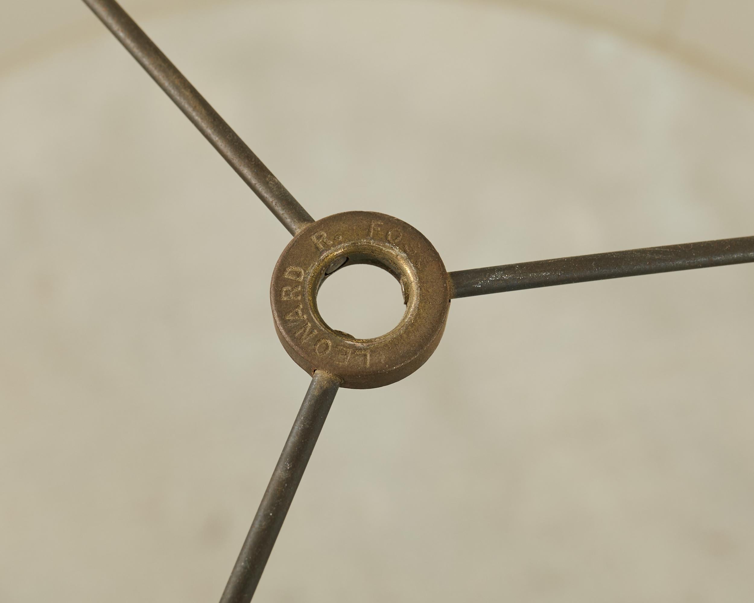 Paire de lampadaires en rotin moderne organique de style Franco Albini en vente 1