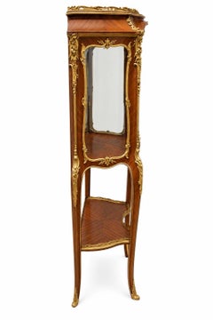 Pair of François Linke Louis XV Gilt-Bronze Mounted Vitrines, Model No. 73