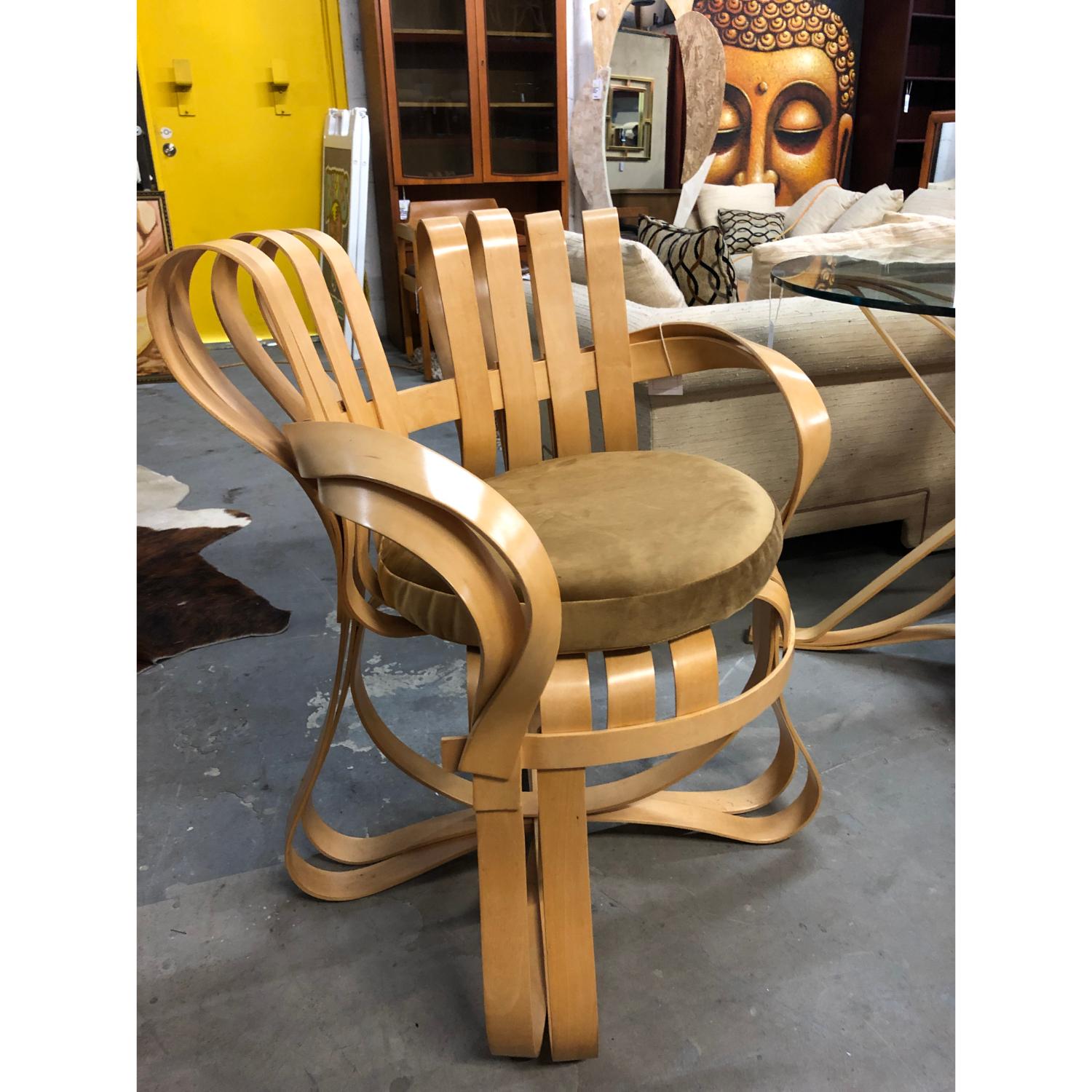 Pair of Frank Gehry for Knoll Cross Check Chairs In Good Condition In Chattanooga, TN