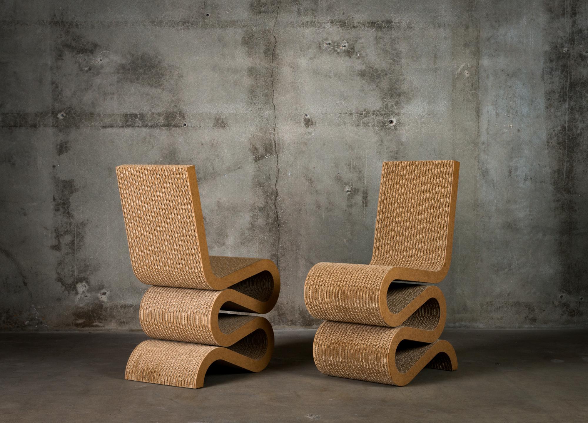 frank gehry cardboard chairs