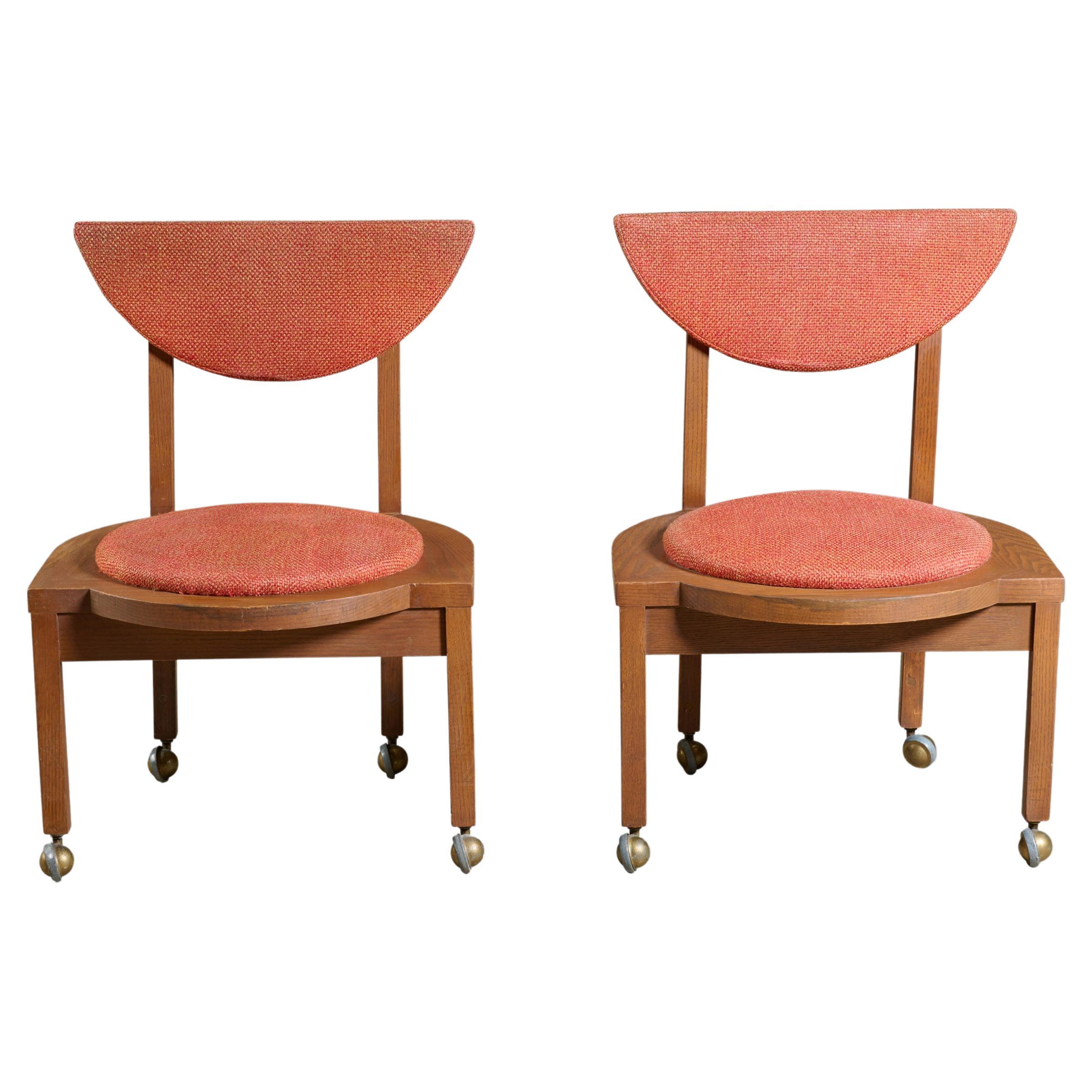 Pair of Frank Lloyd Wright Dinning Room Chairs