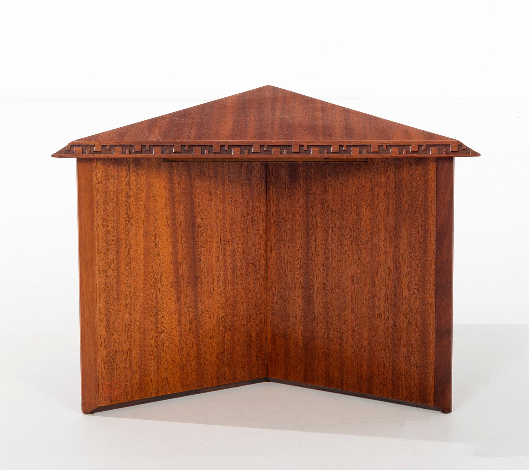 Modern Pair of Frank Lloyd Wright Low Tables