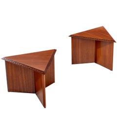 Pair of Frank Lloyd Wright Low Tables
