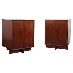 Pair of Frank Lloyd Wright "Taliesin" Nightstands for Henredon