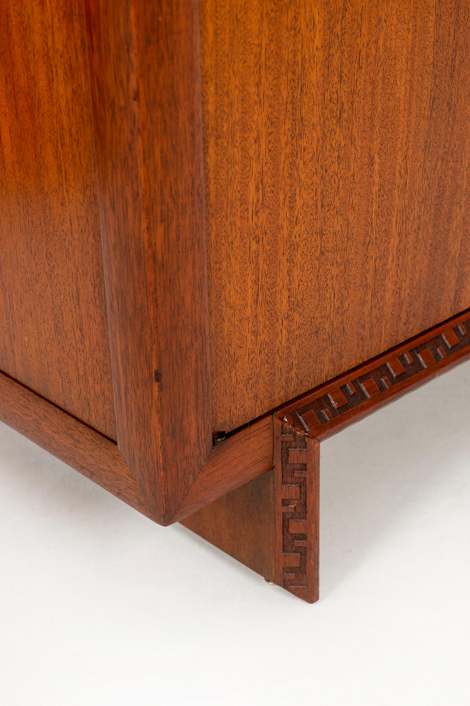 Pair of Frank Lloyd Wright Taliesin Small Cabinets 2
