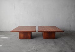 Pair of Frank Lloyd Wright Taliesin Tables for Henredon