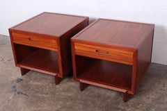 Pair of Frank Lloyd Wright "Taliesin" Tables / Nightstands