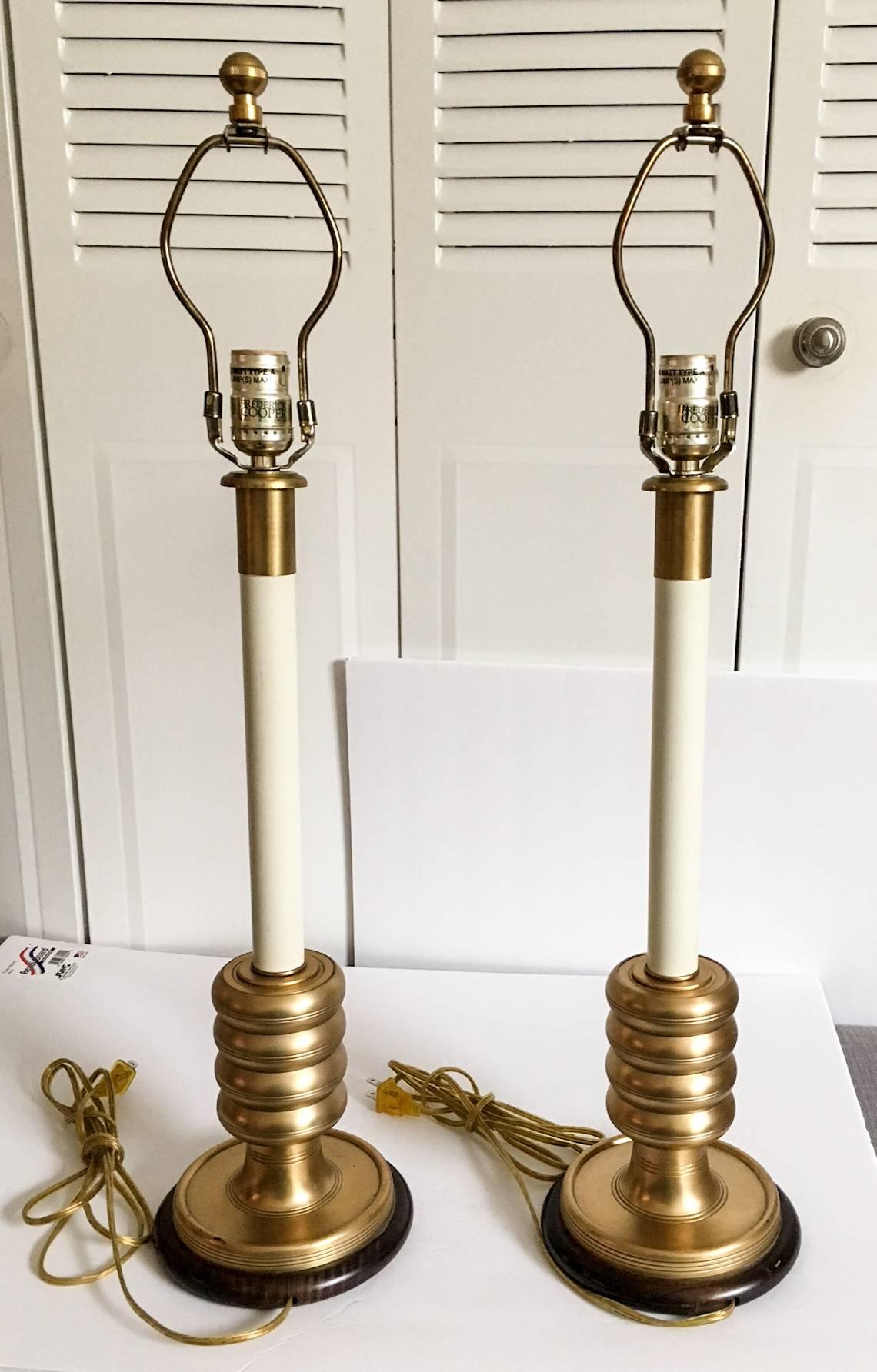 Pair of Frederick Cooper Table Lamps In Excellent Condition In Richmond, VA