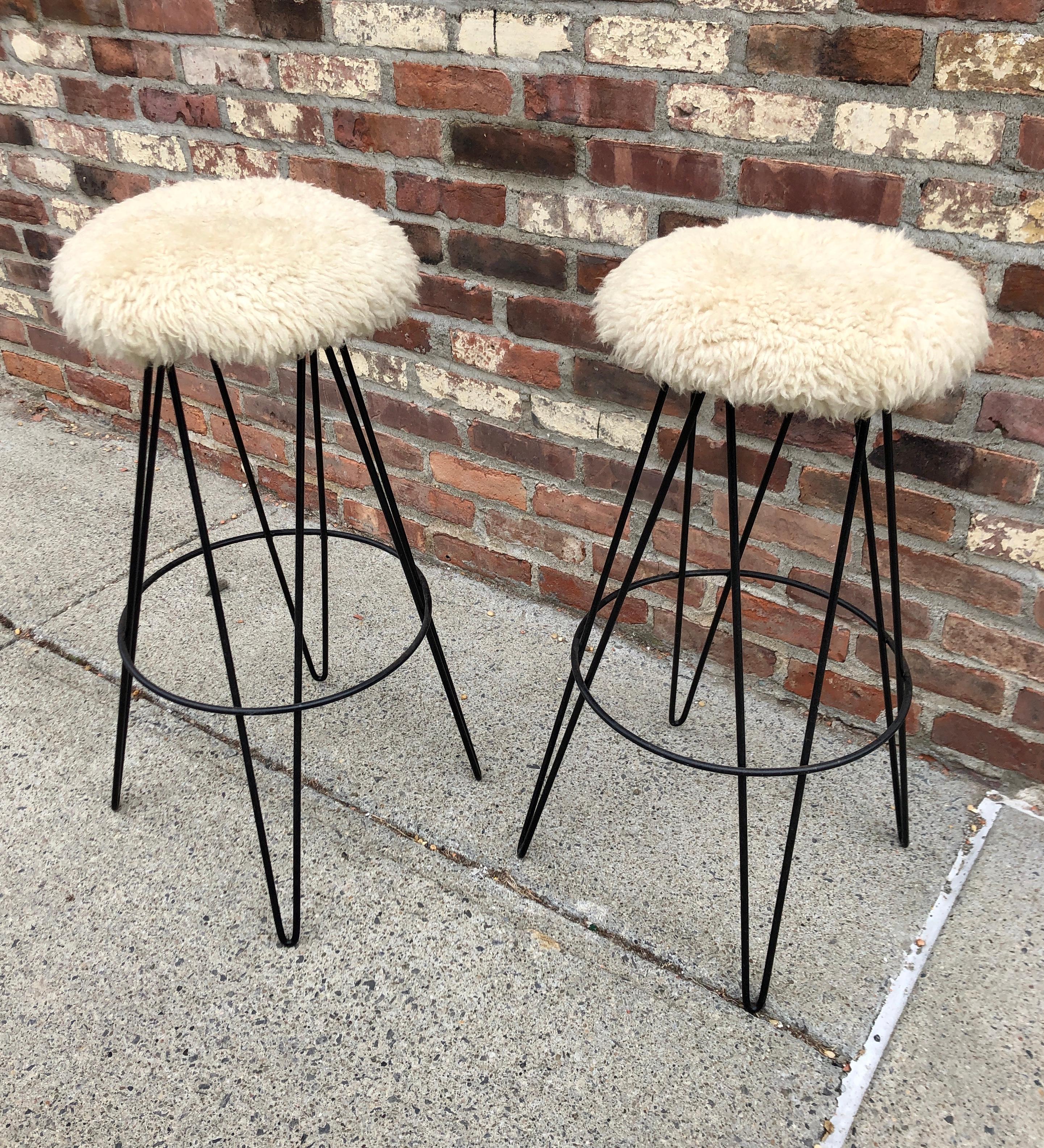 fuzzy bar stools
