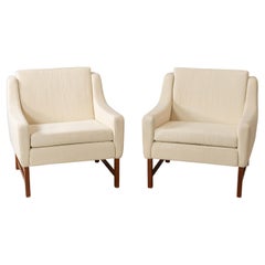 Pair of Fredrik Kayser Lounge Chairs