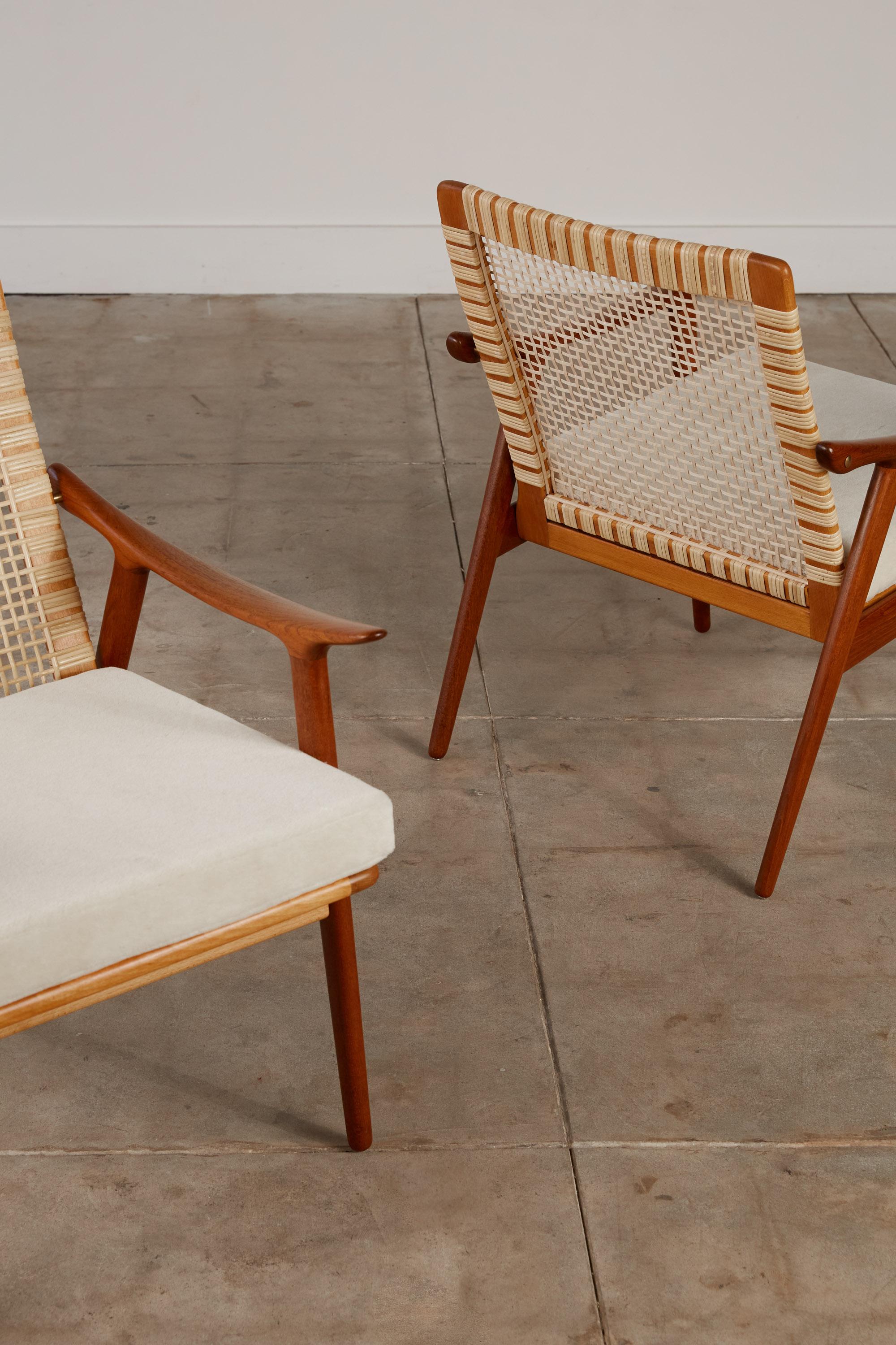 Pair of Fredrik Kayser Lounge Chairs for Vatne Møbler 10