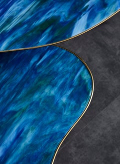 Pair of Free Shape Coffee Tables, by Studio Glustin