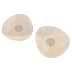 Pair of Freeform Low Small Bowls by Raymond Loewy Continental China