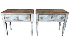 Pair of French 1 Drawer Side Tables
