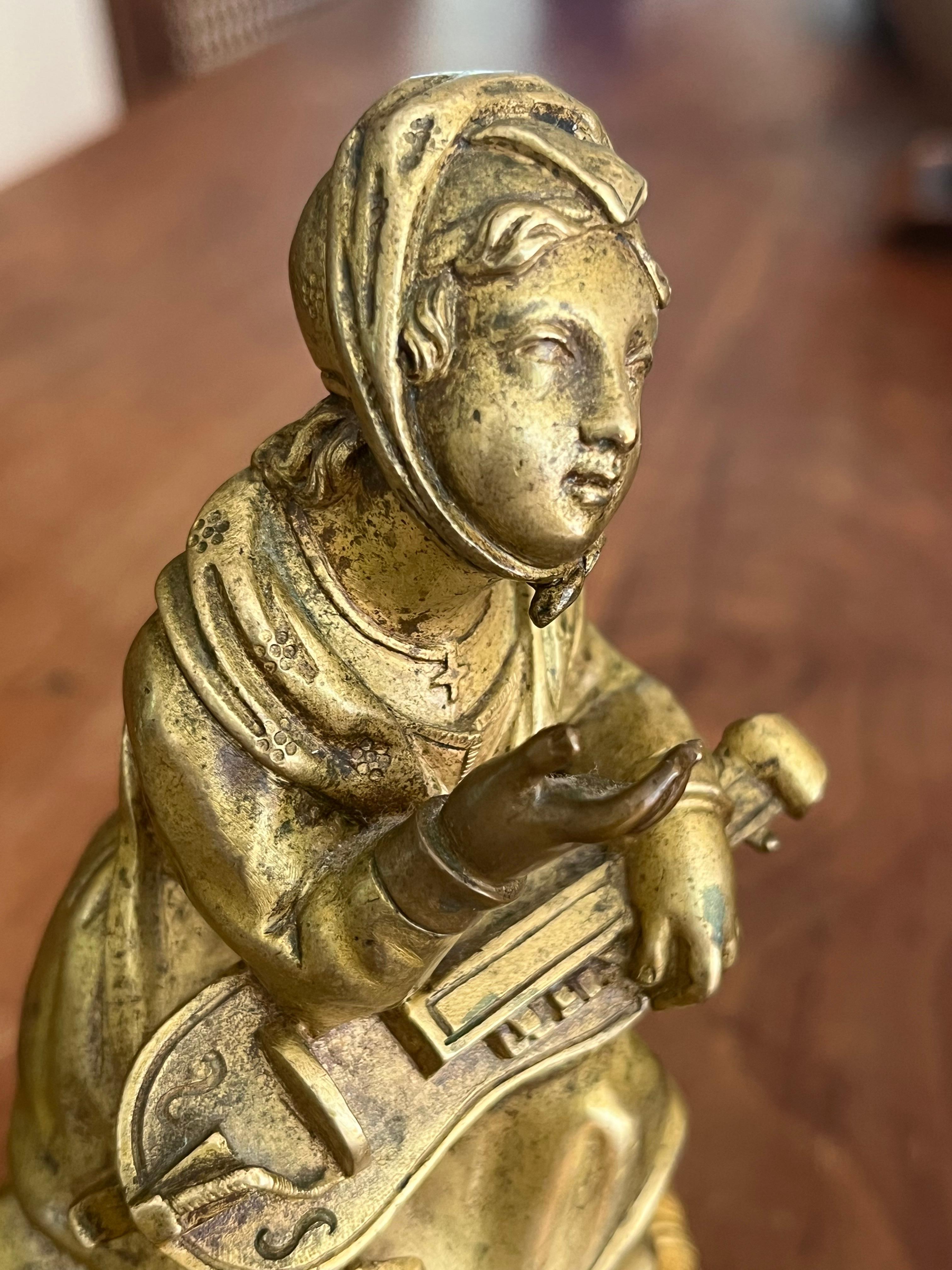 Pair of French 18th Century Figural Sculptures For Sale 11
