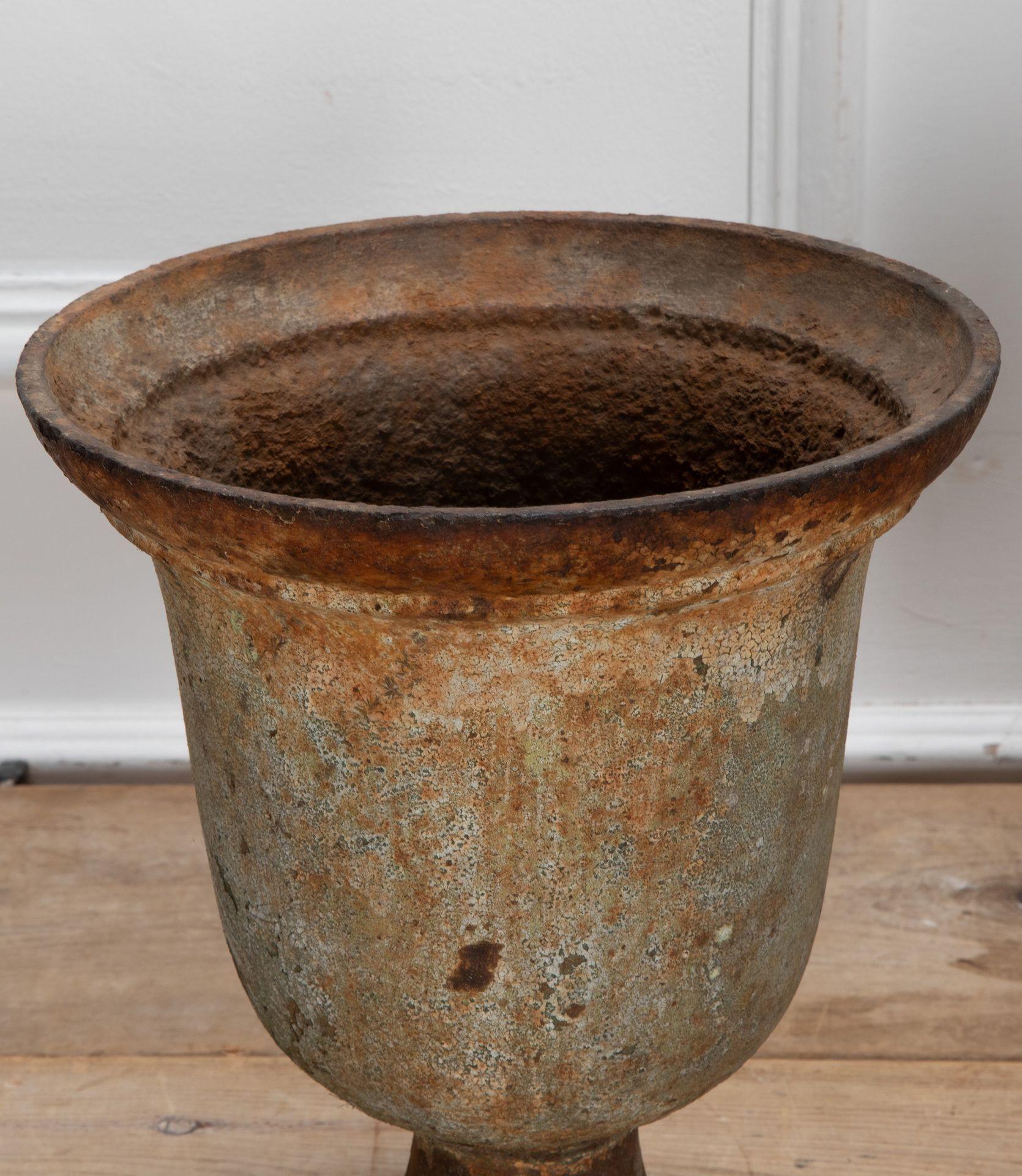 Pair of French 18th Century Iron Urns In Good Condition In Gloucestershire, GB