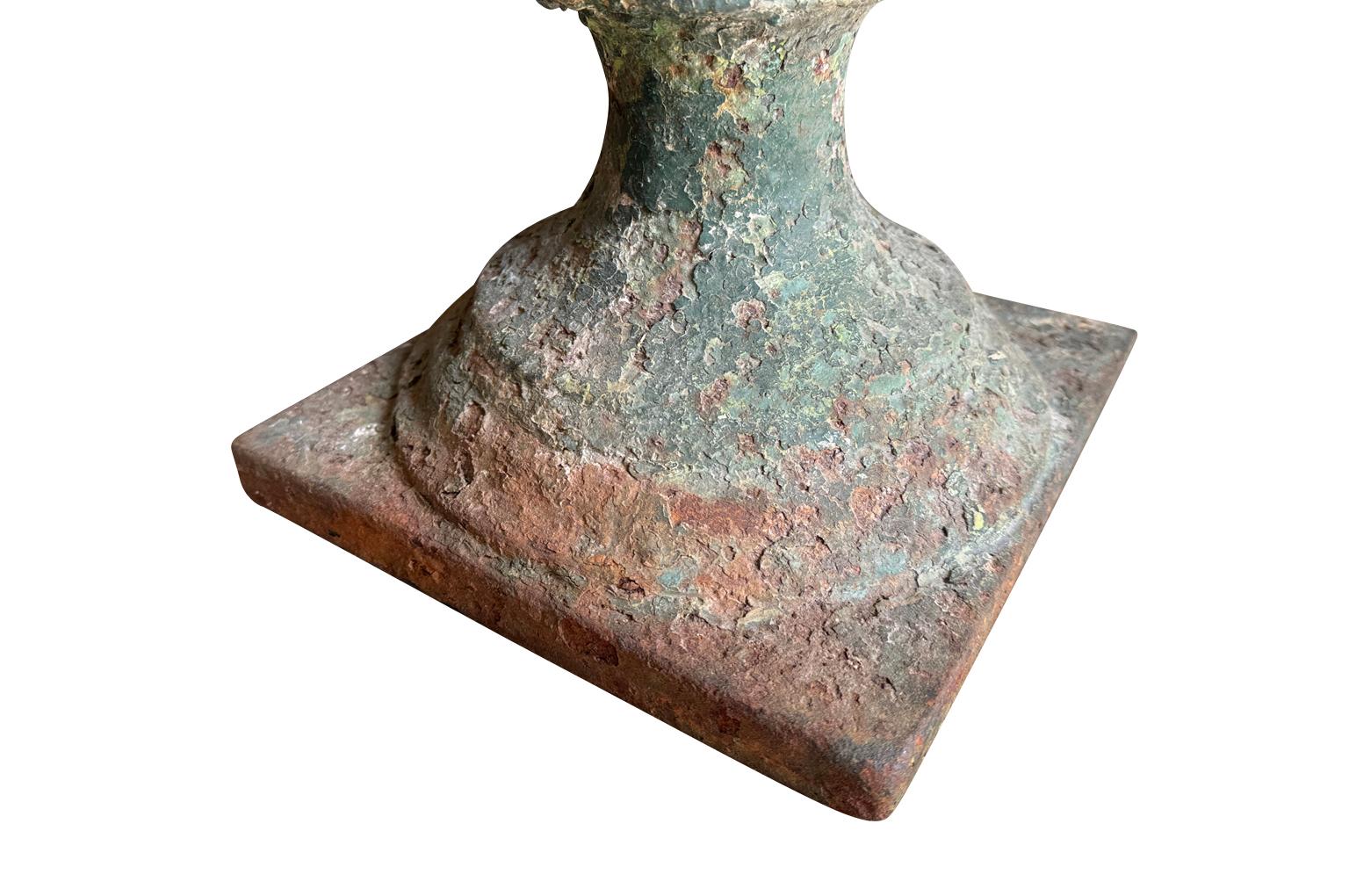 Pair Of French 18th Century Medici Urns For Sale 5