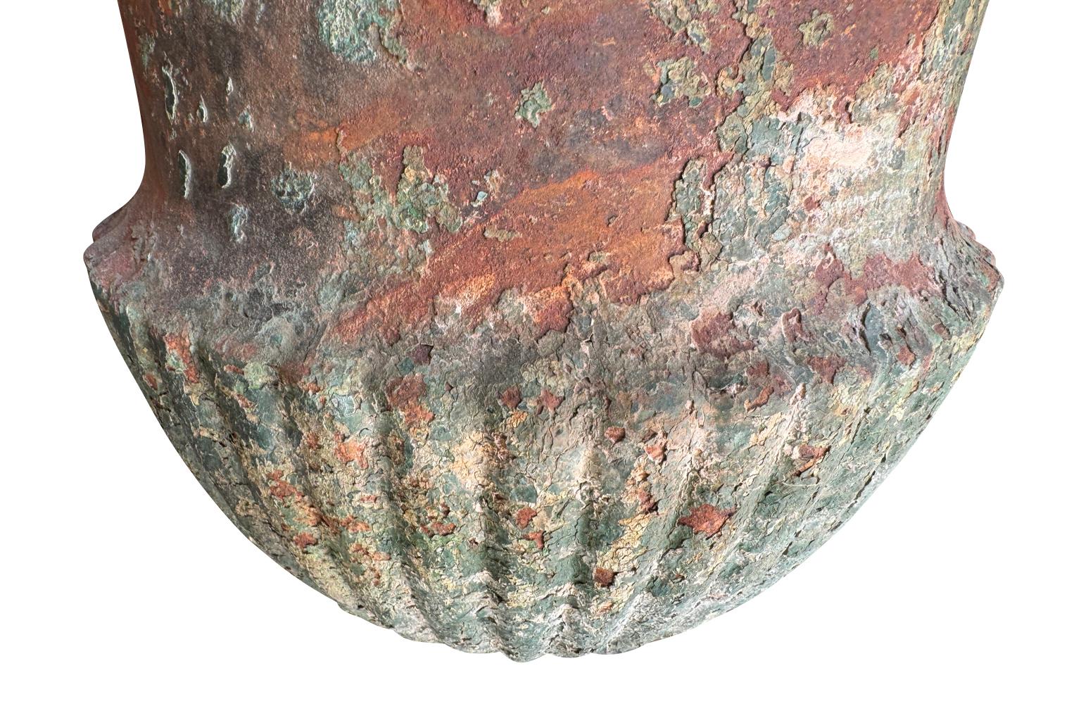 Pair Of French 18th Century Medici Urns For Sale 4