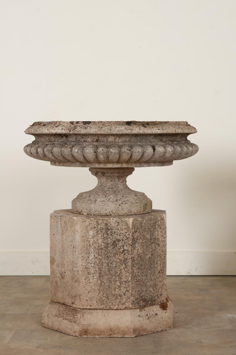 Pair of French 18th Century Stone Planters For Sale at 1stDibs