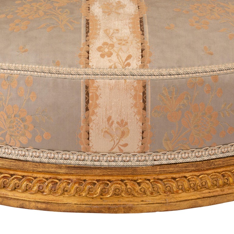 Pair of French 18th Louis XVI Period Giltwood Side Chairs For Sale at ...