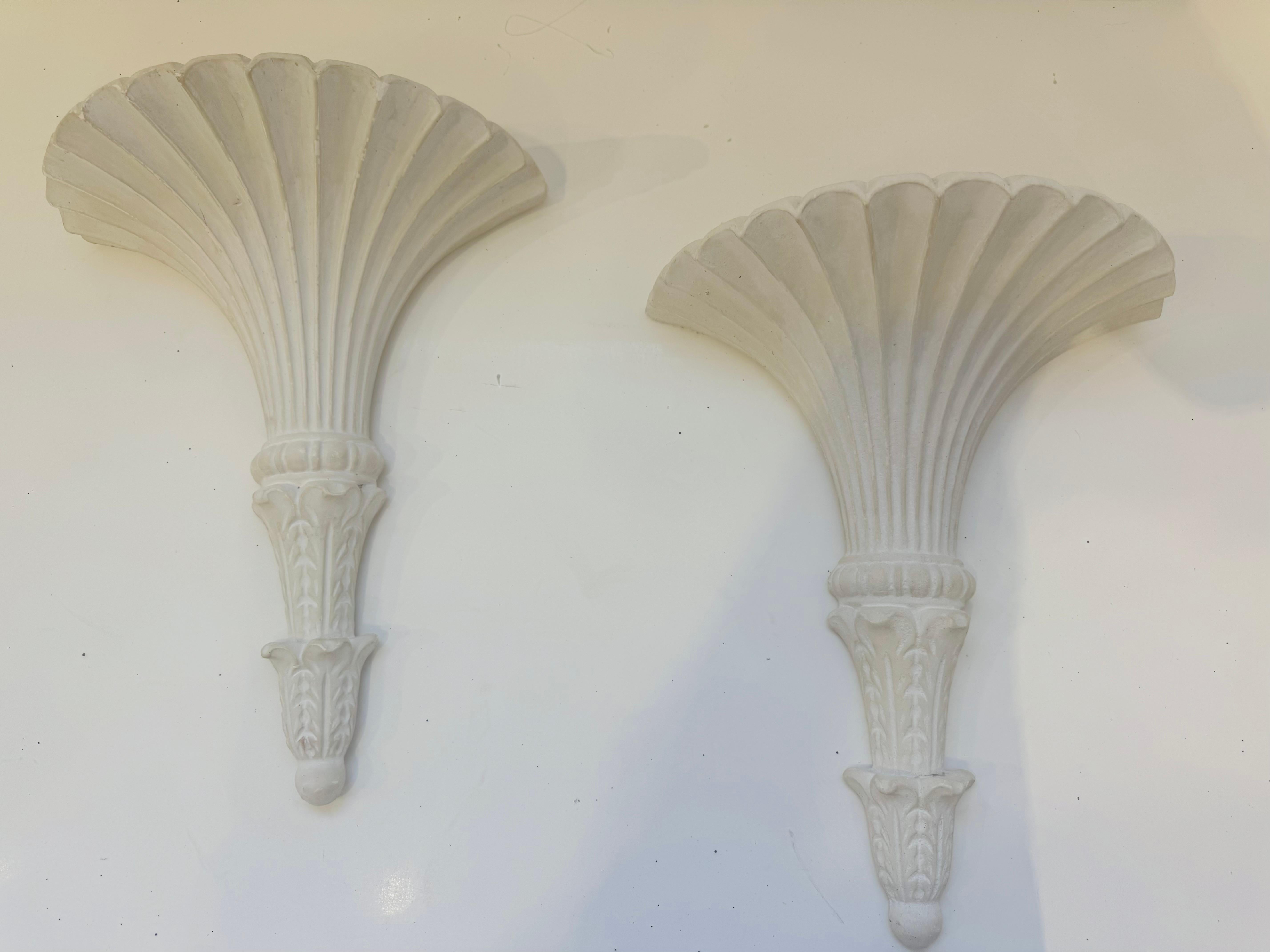 Coppia di sconsigliere in gesso francese Art Deco degli anni '20 in vendita 3