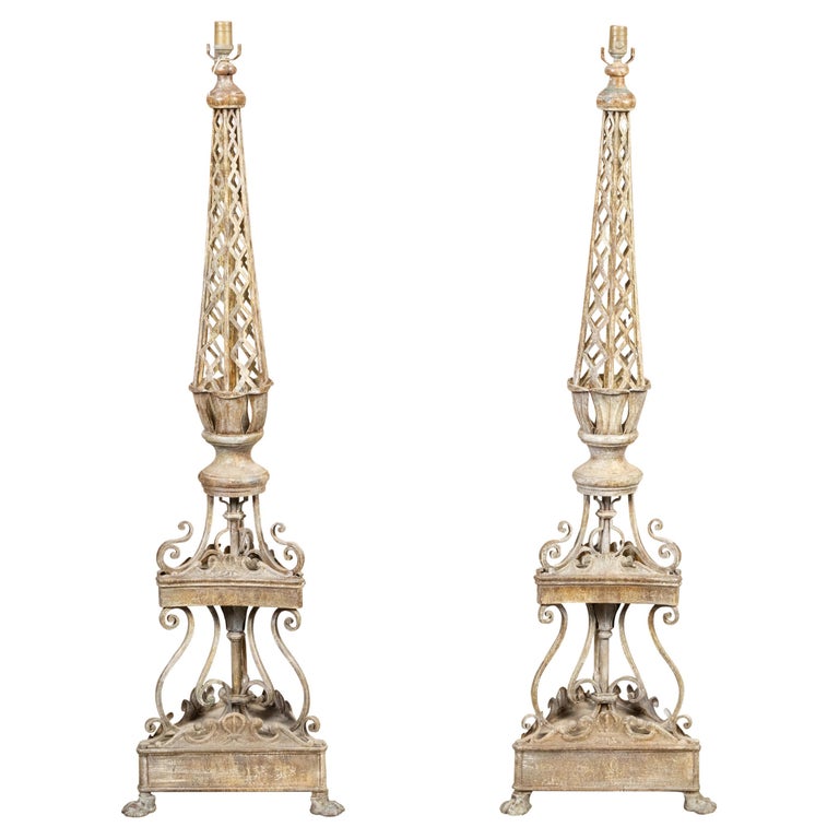 Lampadaire "Mât Treillis Double" 142mm-HO 1/87-VIESSMANN 6390