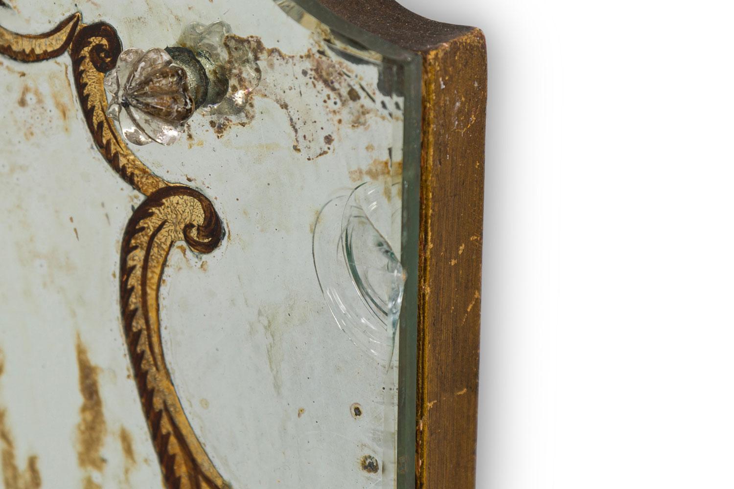 Paire d'appliques murales en verre miroité de style Hollywood Regency des années 1930 en vente 2