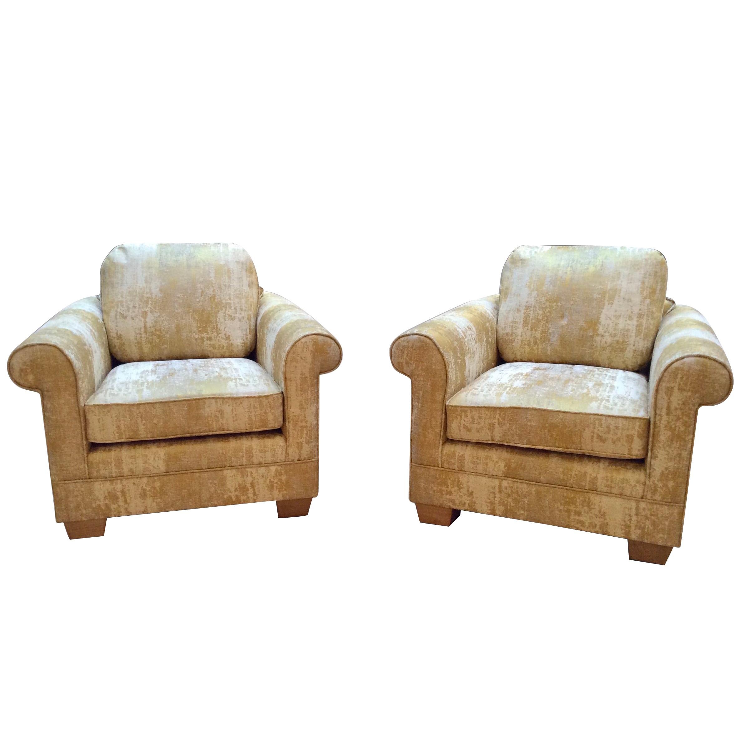 Pair of French, 1940s Armchairs
