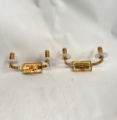 Pair of French 1940's sconces in the style of André Arbus