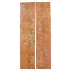 Pair of French 1950’s abstract acrylic panels