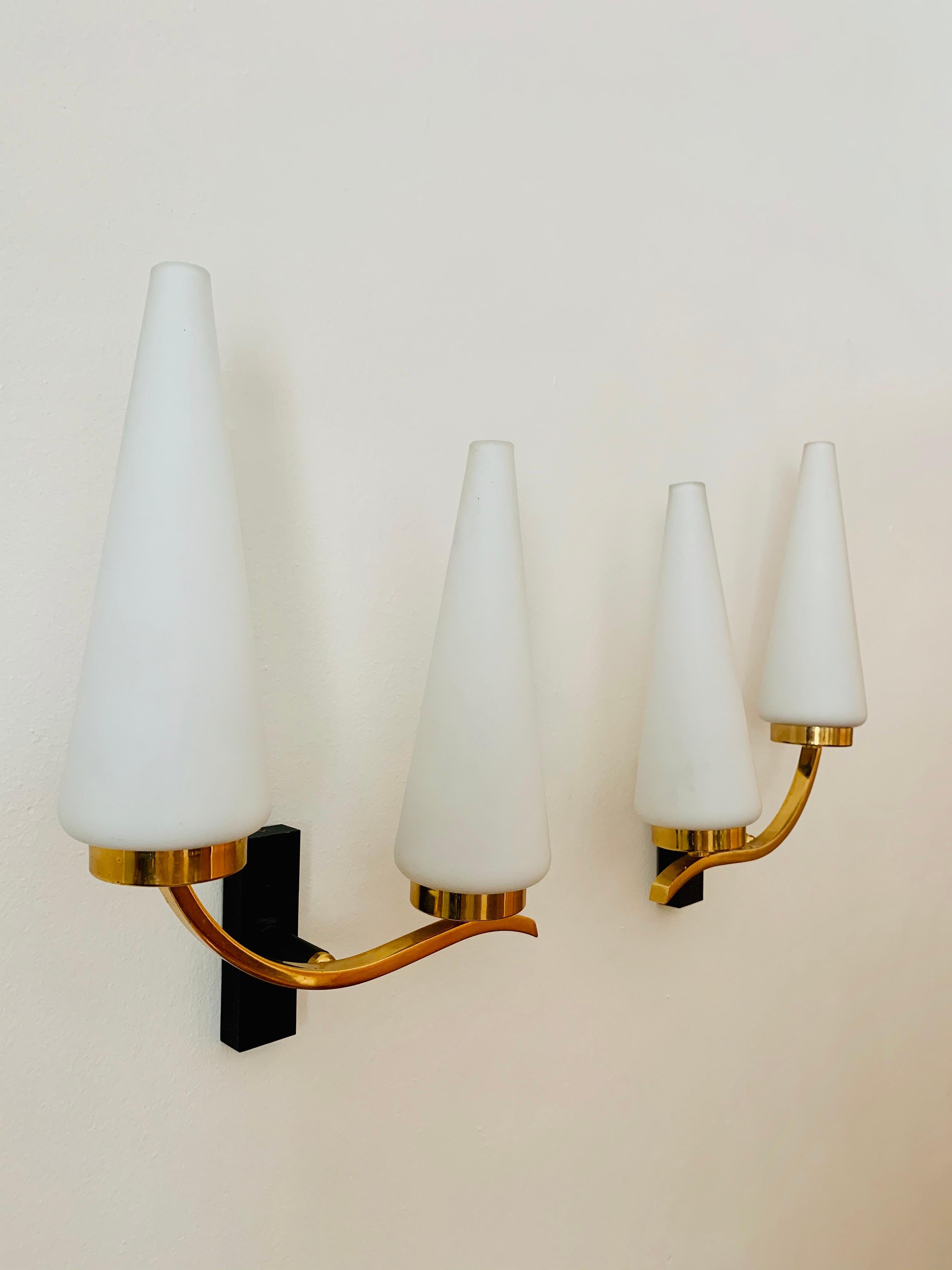 Pair of French 1950s Lunel Wall Lights 6