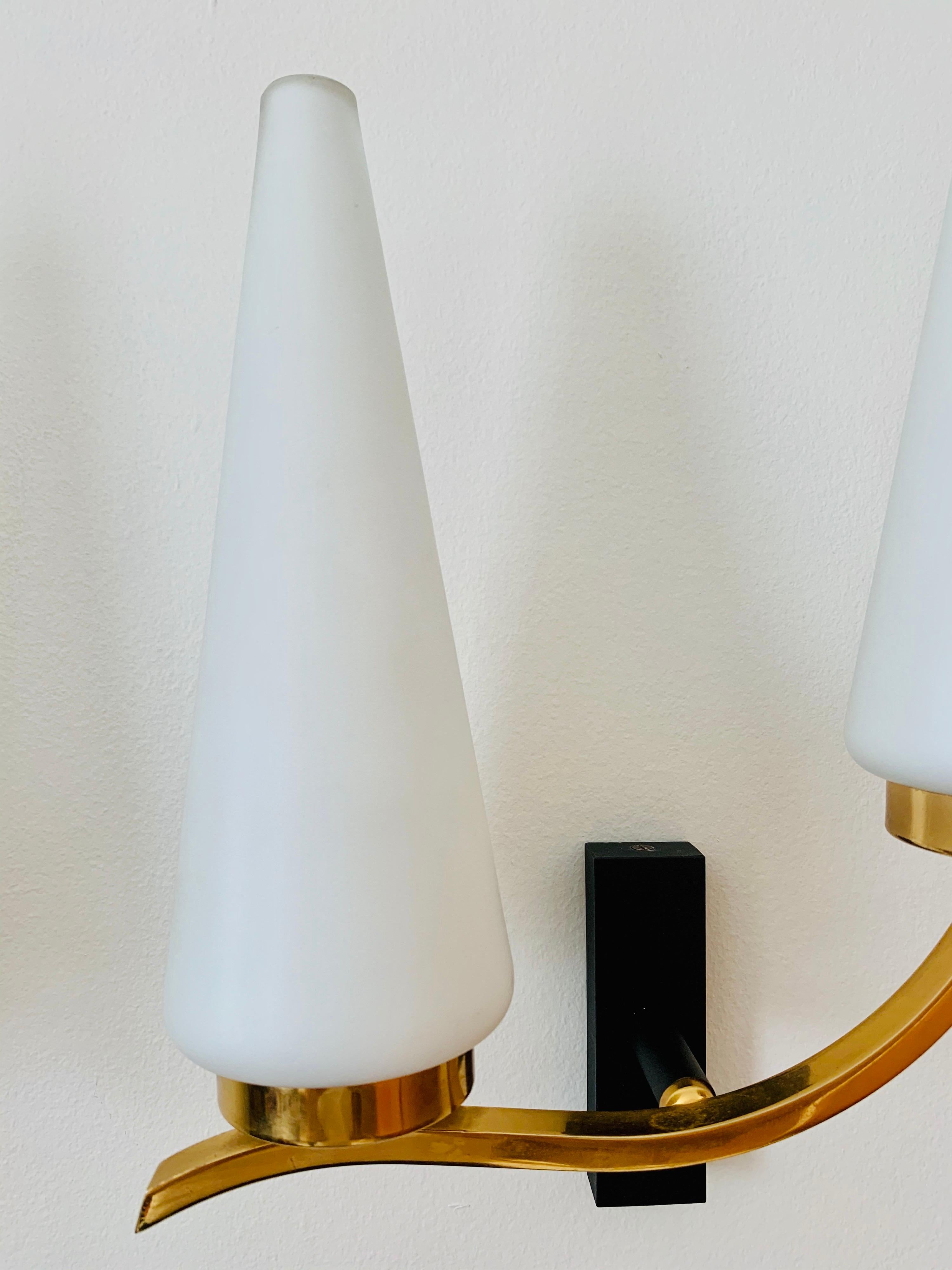 Pair of French 1950s Lunel Wall Lights 2