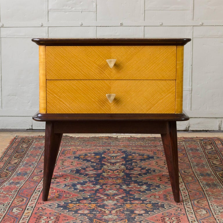 Pair of French 1950s Night Tables For Sale at 1stDibs