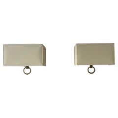 Pair of French 1950s Wall Lights by Marcel Guillemard