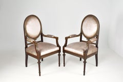Paar französische Louis-XVI-Sessel aus den 1960er Jahren