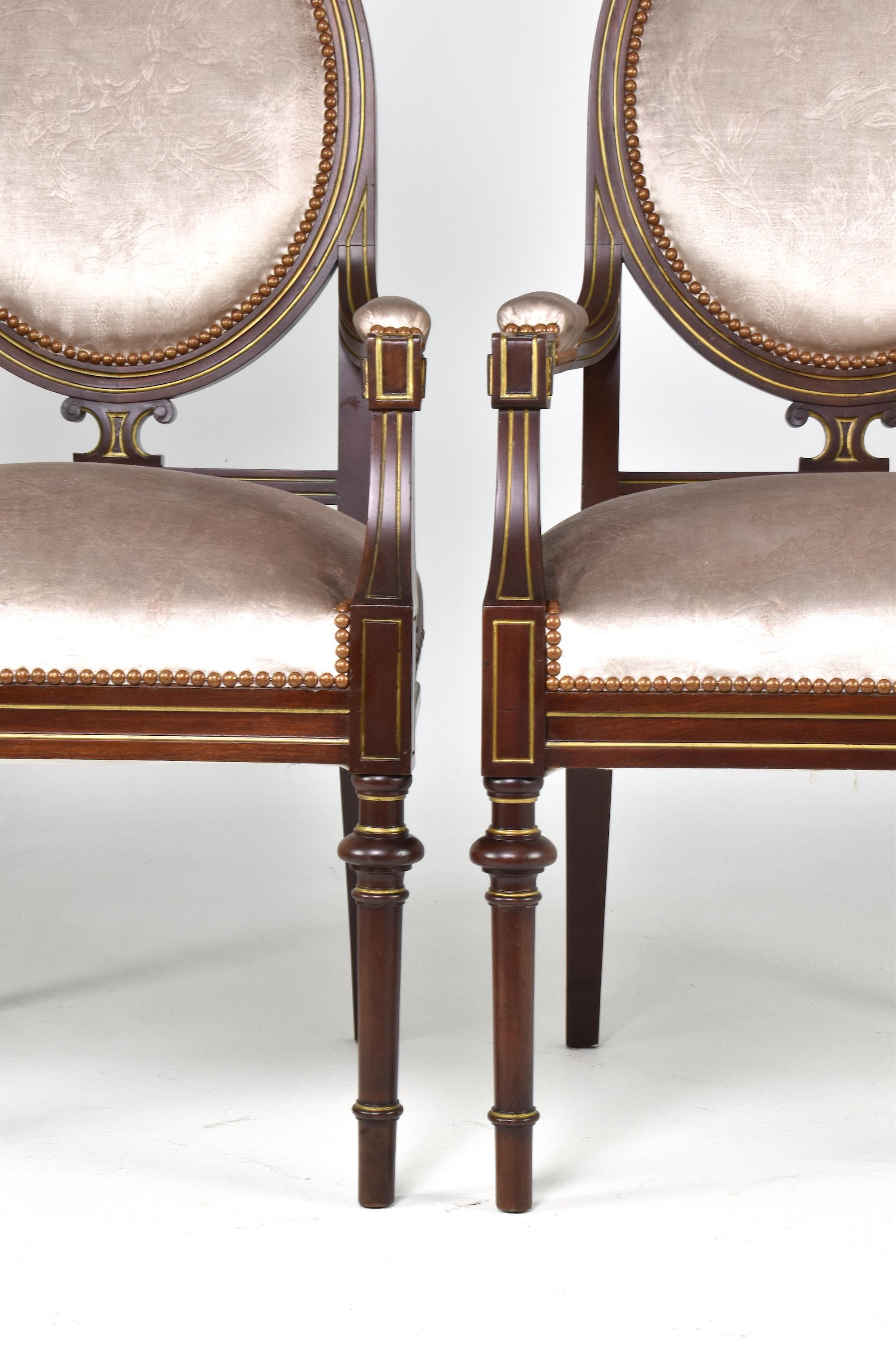 Pair of French 1960s Louis XVI Armchairs In Good Condition For Sale In Paris, FR