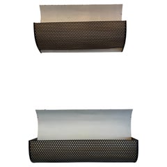 Pair of French 1960's Mesh Clad Wall Appliques in Style of Mategot, Pair