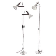 Pair of French 1960s Spotlight Floor Lamps
