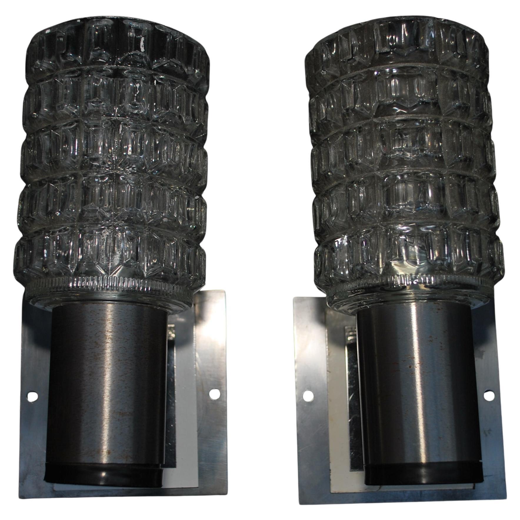 Pair of french 1970's sconces