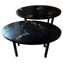 Pair of French Maison Jansen style 1970’s side tables