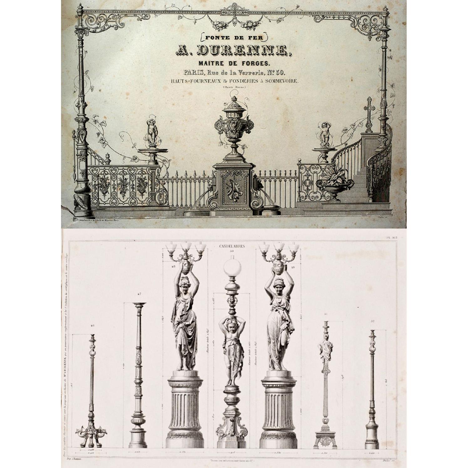 Paire de torchères figuratives en fonte de style néoclassique du 19e au 20e siècle en vente 12