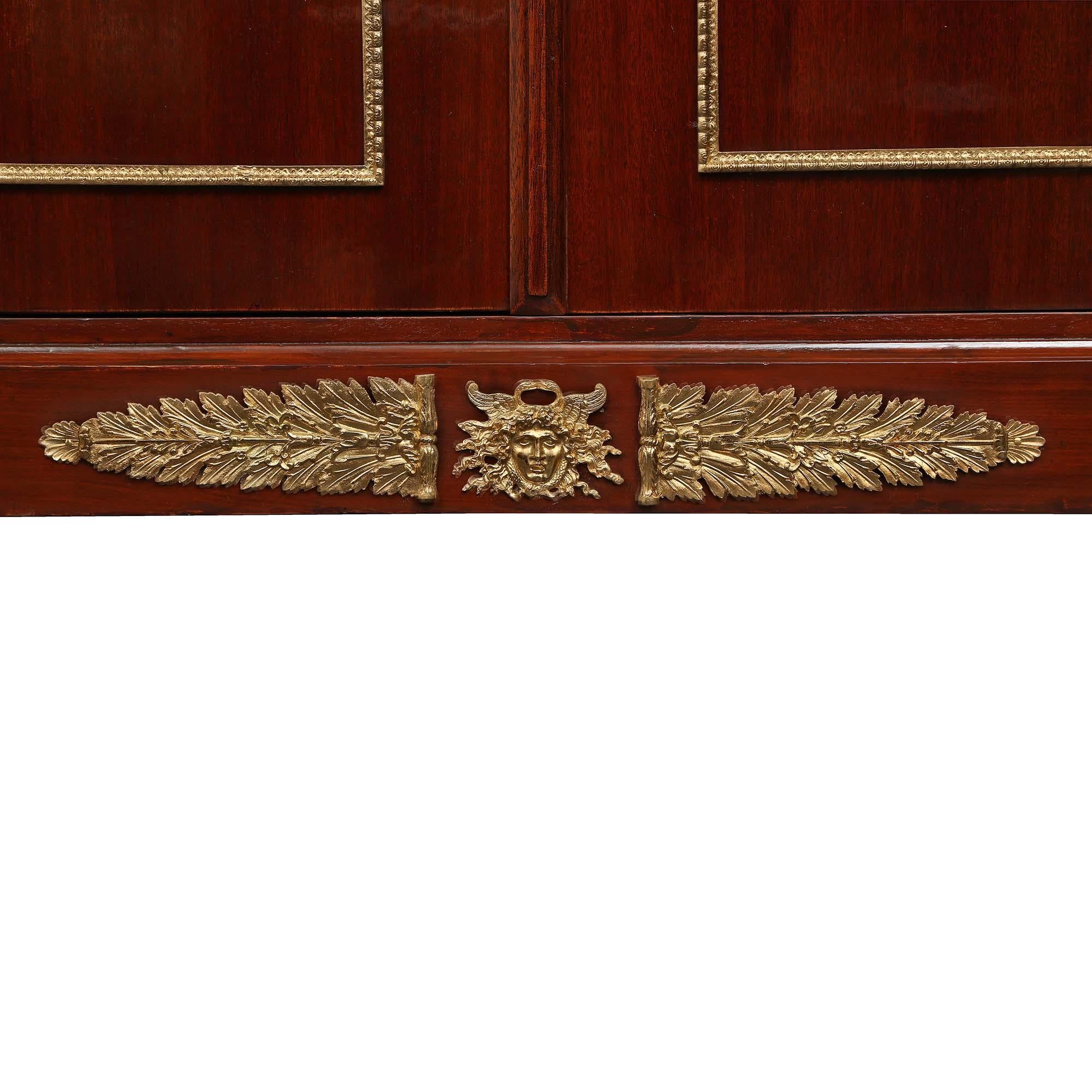 Pair of French 19th Century 2nd Empire Period Mahogany Cabinets For Sale 8