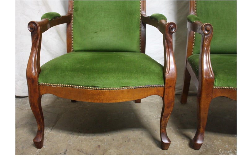 Pair of French 19th Century Armchairs 5