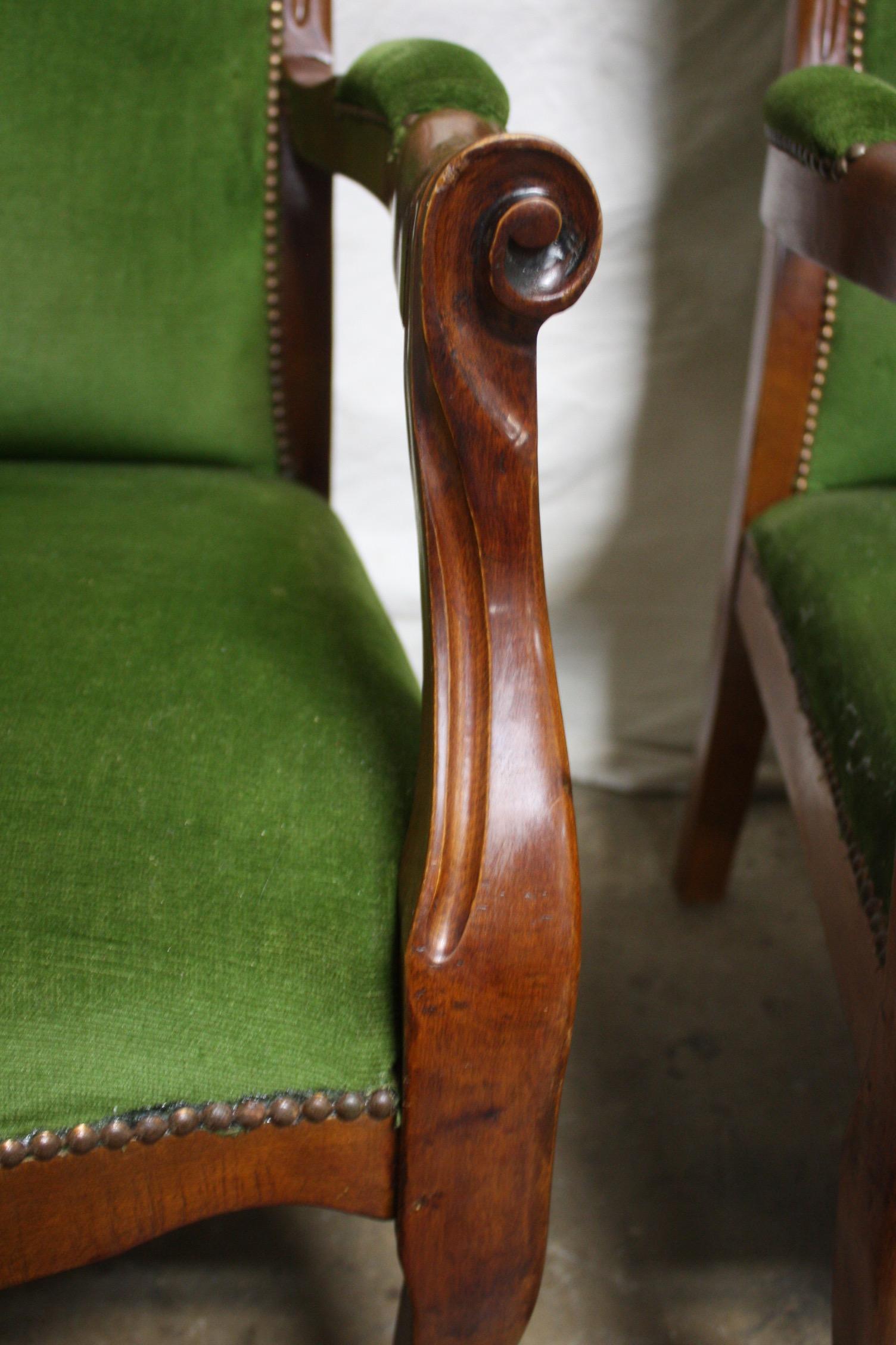 Pair of French 19th Century Armchairs 6