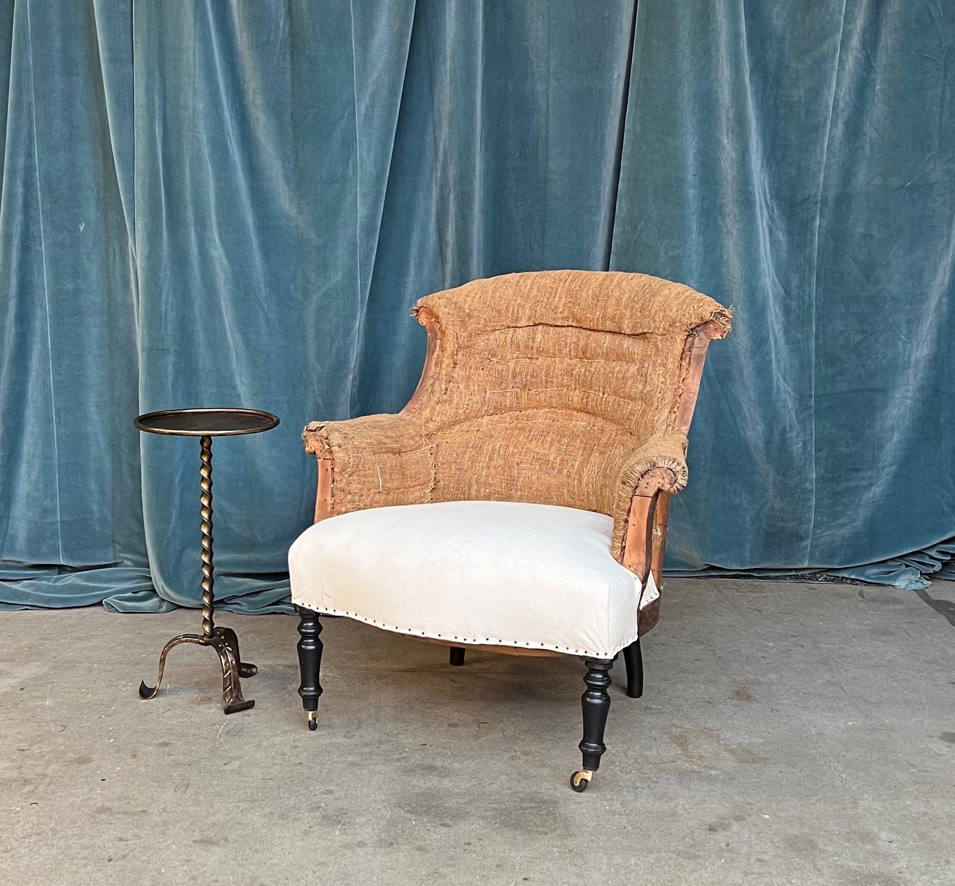 Paire de Fauteuils Français du 19ème Siècle Bon état - En vente à Buchanan, NY