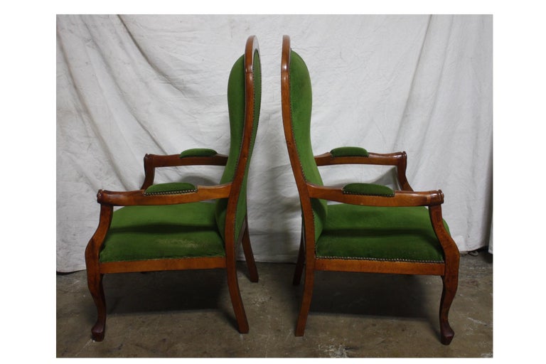 Pair of French 19th Century Armchairs 1