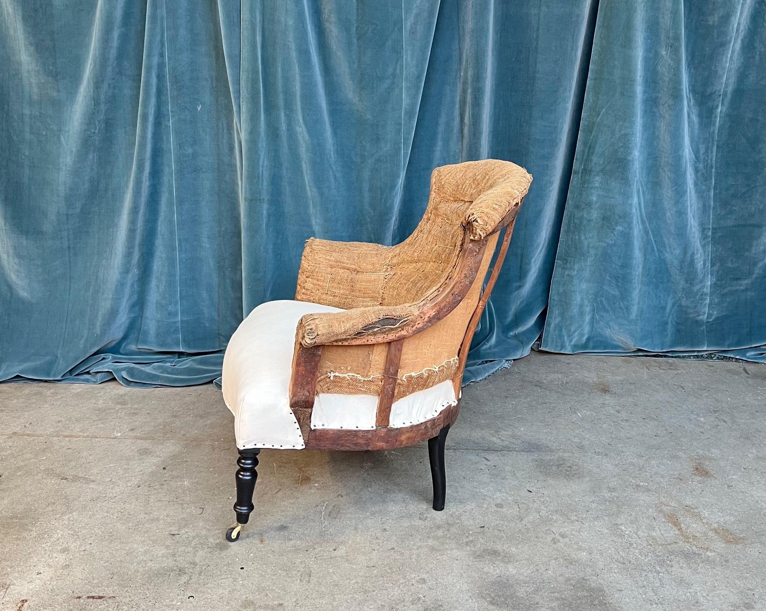 Paar französische Sessel aus dem 19. Jahrhundert im Angebot 1