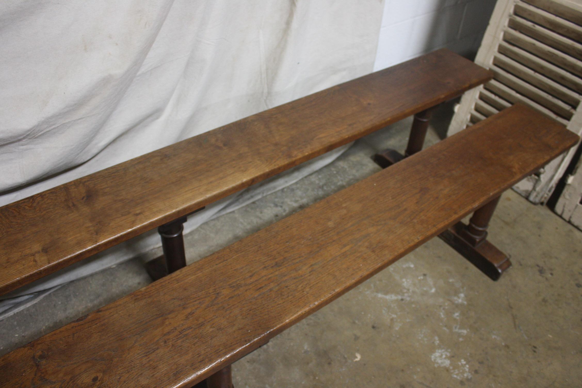 Pair of French 19th Century Benches 2