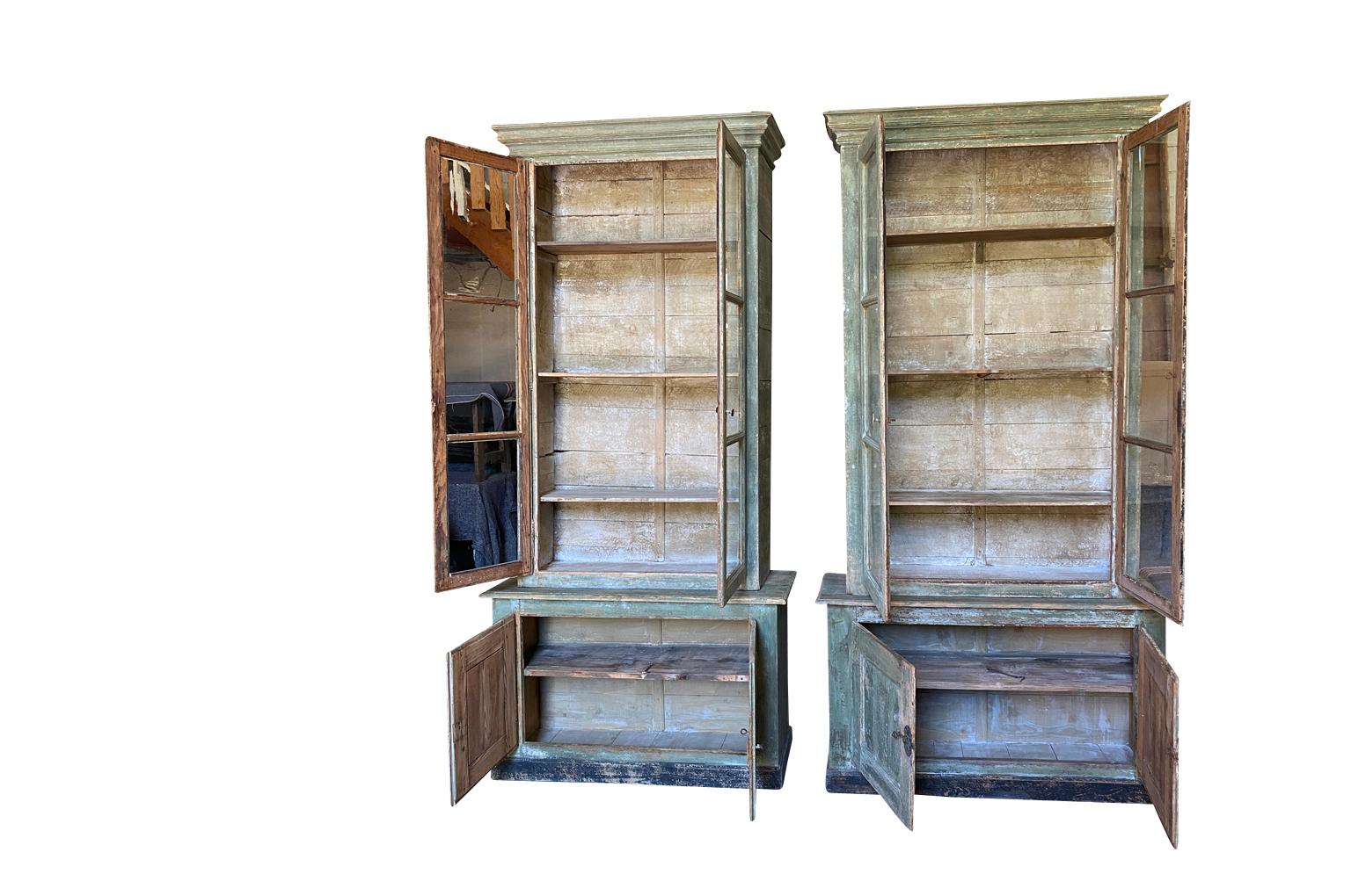 Pair Of French 19th Century Bibliotheques For Sale 2