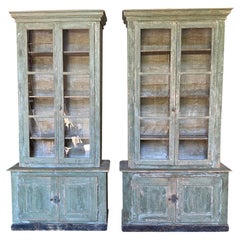 Antique Pair Of French 19th Century Bibliotheques
